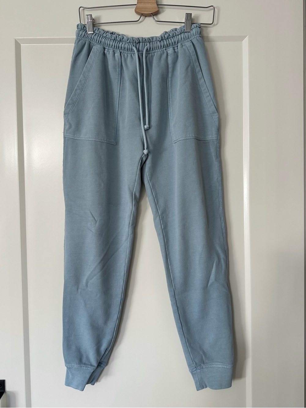 Harlow Light Blue Drawstring Jogger Sweatpants